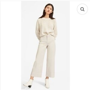 Everlane Wide-Leg Crop In Sand - 2
